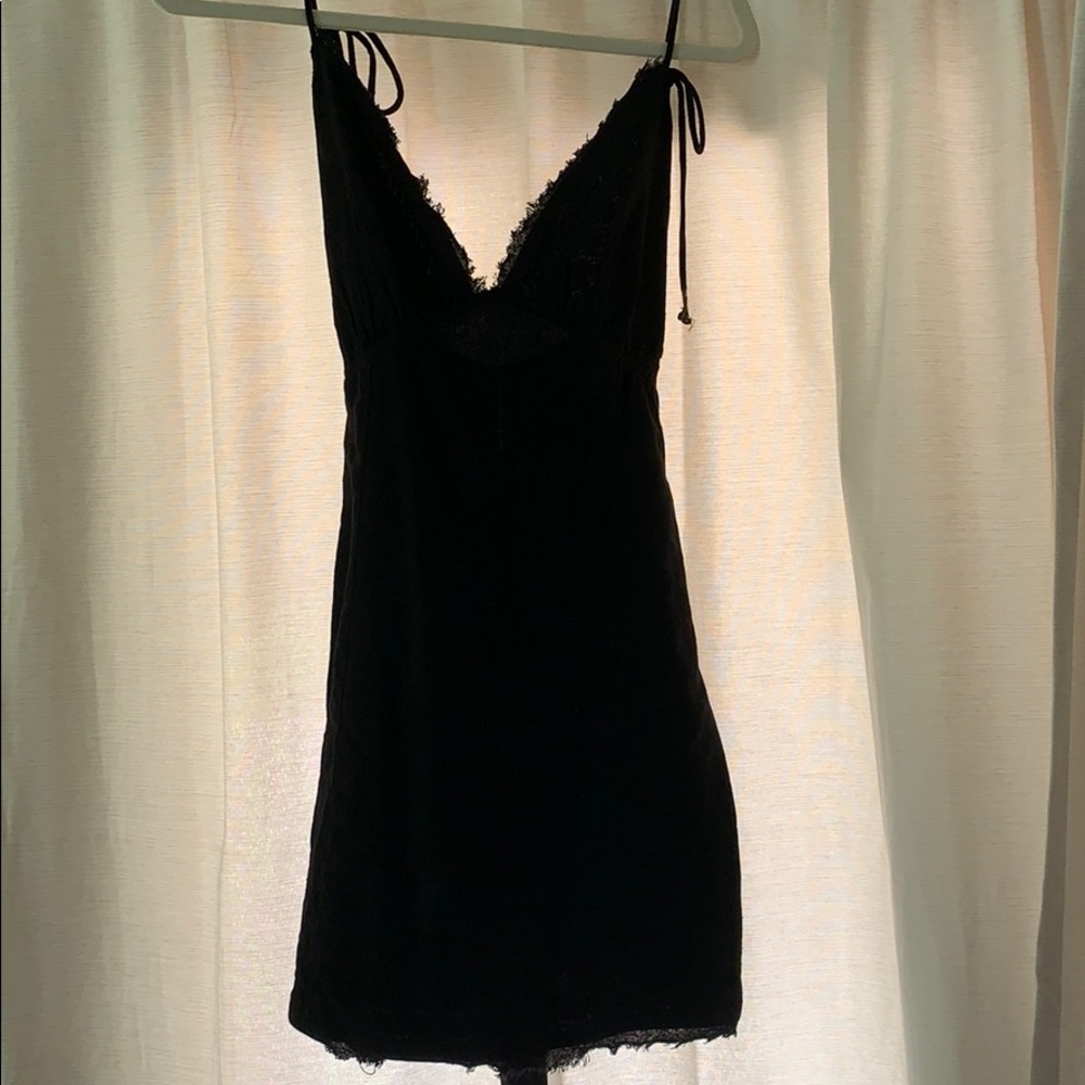 Free people black mini dress